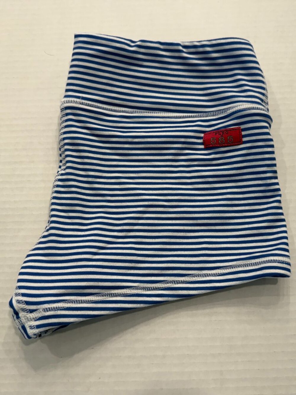 FLEO X "Sailor Mouth" Collab with Jackie Perez Navy & White Shorts | Size M